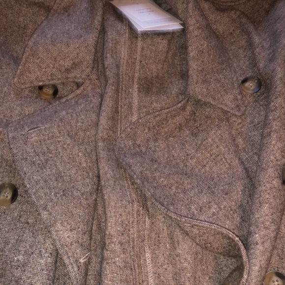 NEW NWT Christy Dawn The Marlow Trench Tobacco Specks Jacket Coat - Picture 9 of 10